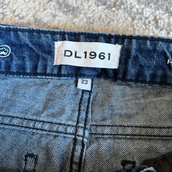 Vintage high waisted frayed hem flare jeans - Picture 8 of 14